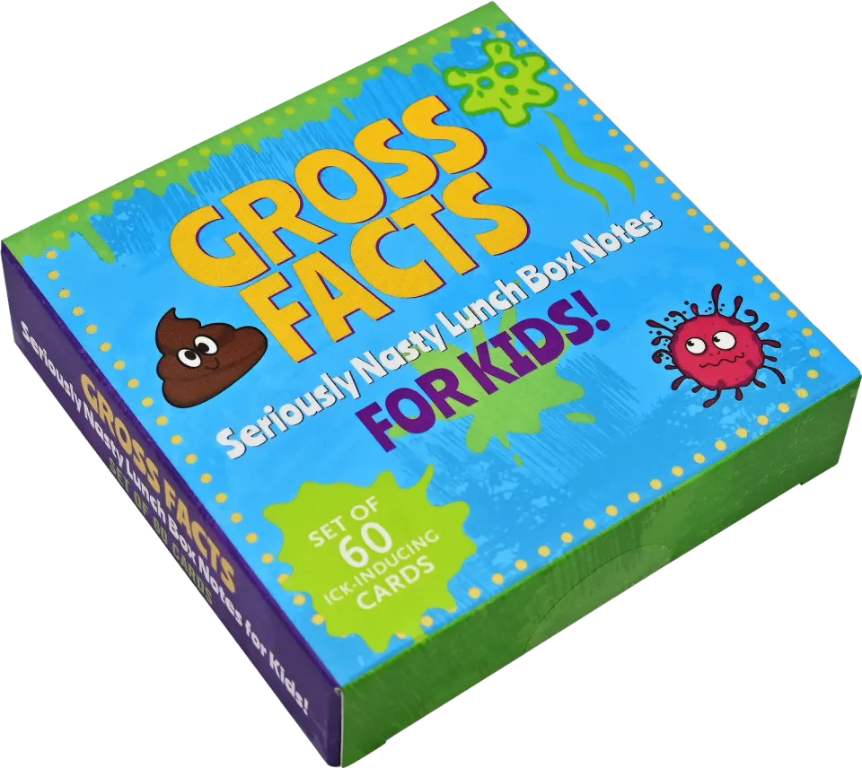 Peter Pauper Press Gross Facts Lunch Box Notes matpakkelapper 60 kort