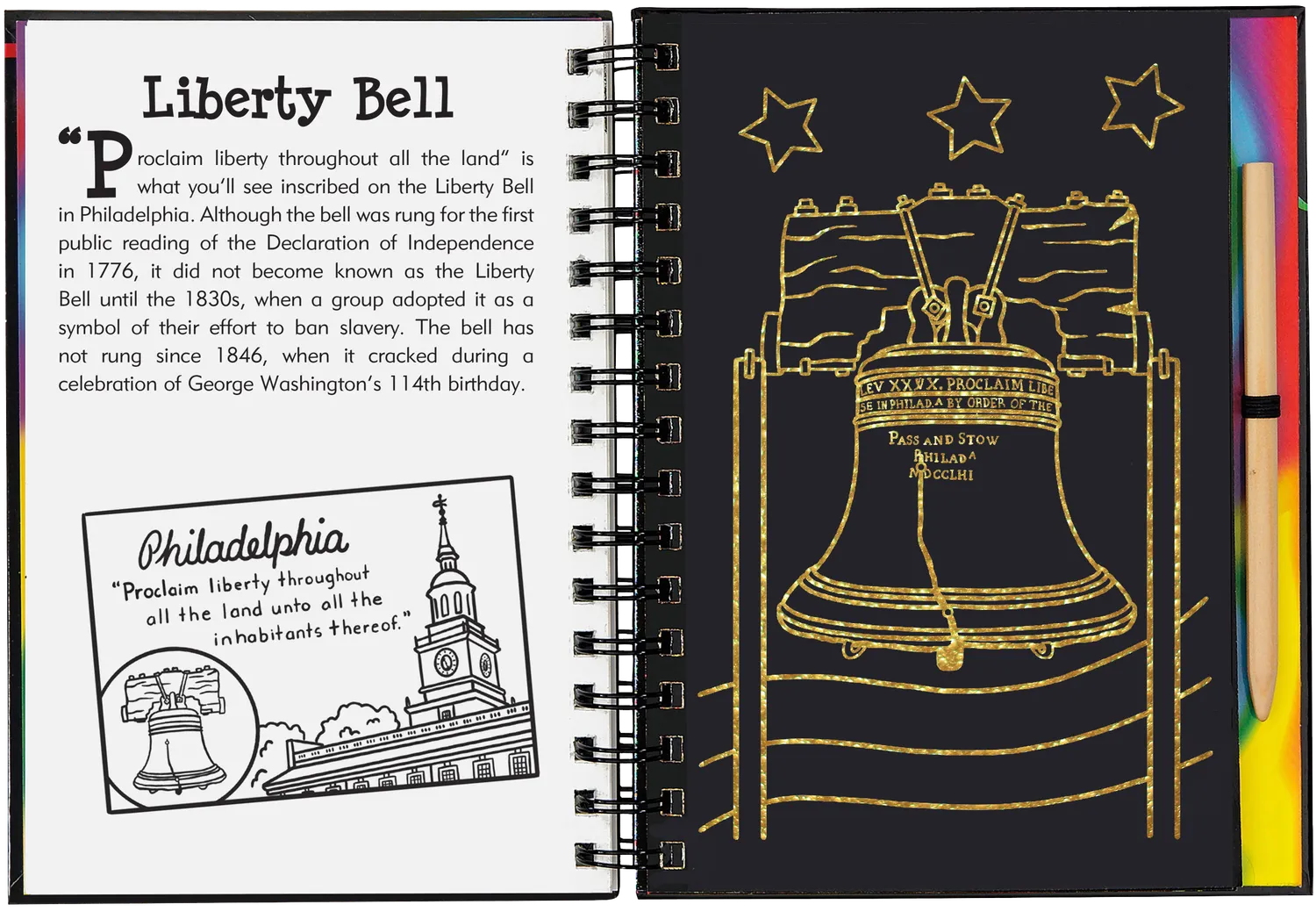 Peter Pauper Press Scratch and Sketch America skrapebok