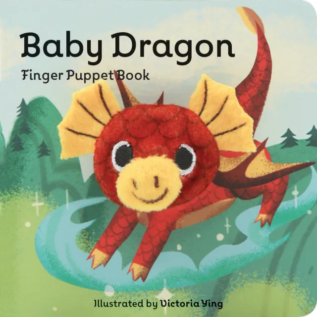 Abrams Baby Dragon fingerdukkebok pappbok baby