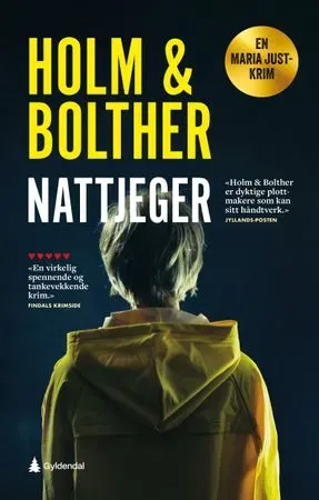 Bokia Nattjeger innbundet pent brukt krim