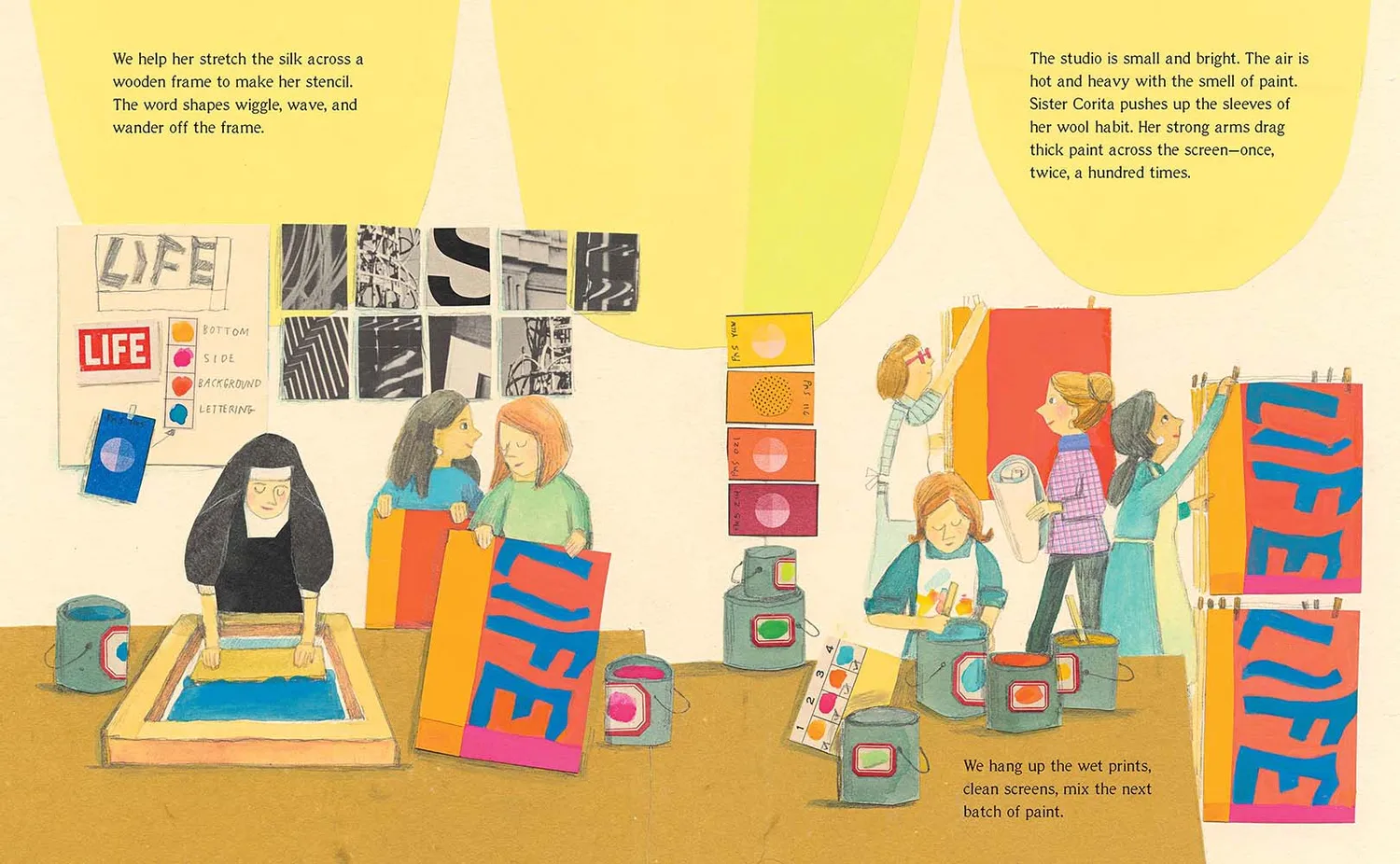 Abrams and Chronicle Signs of Hope Corita Kent biografi innbundet 4-8 år