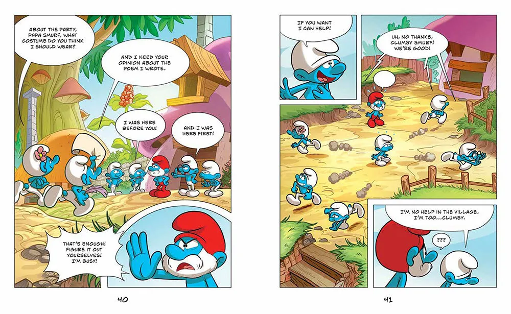 Abrams and Chronicle We Are the Smurfs Welcome to Our Village pocket