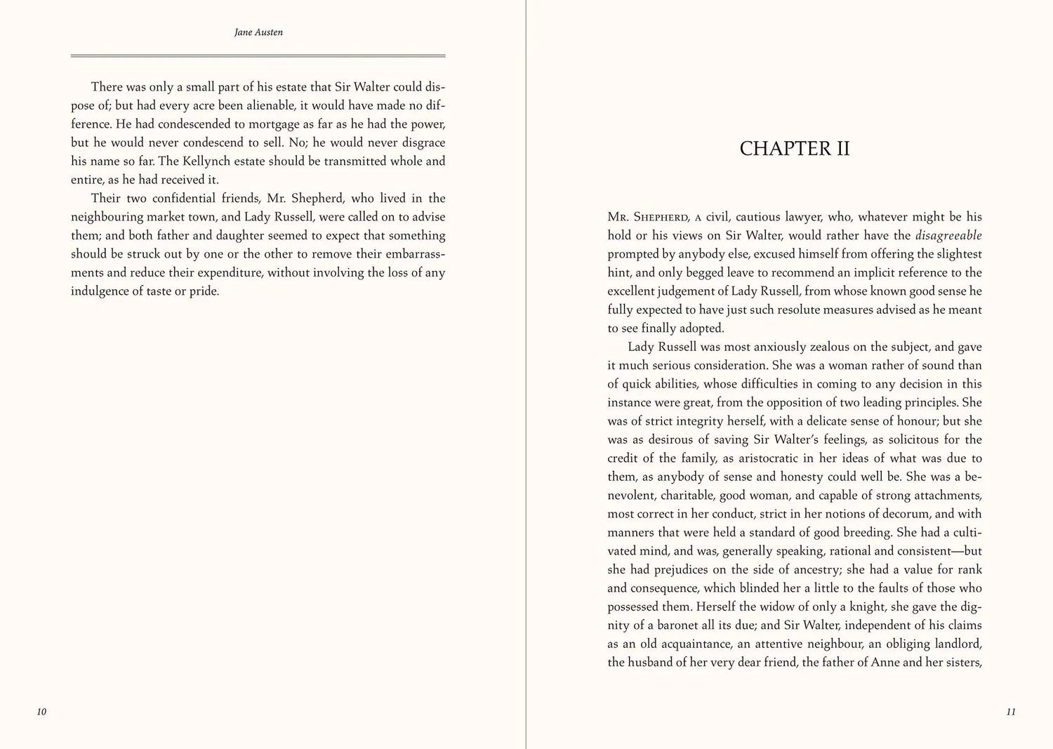 Peter Pauper Press Masterpiece Library Persuasion innbundet bok gaveutgave