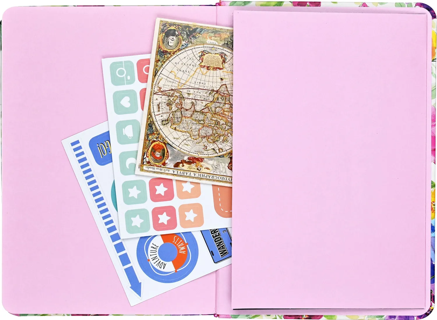 Peter Pauper Press Peony Garden journal linjert liten
