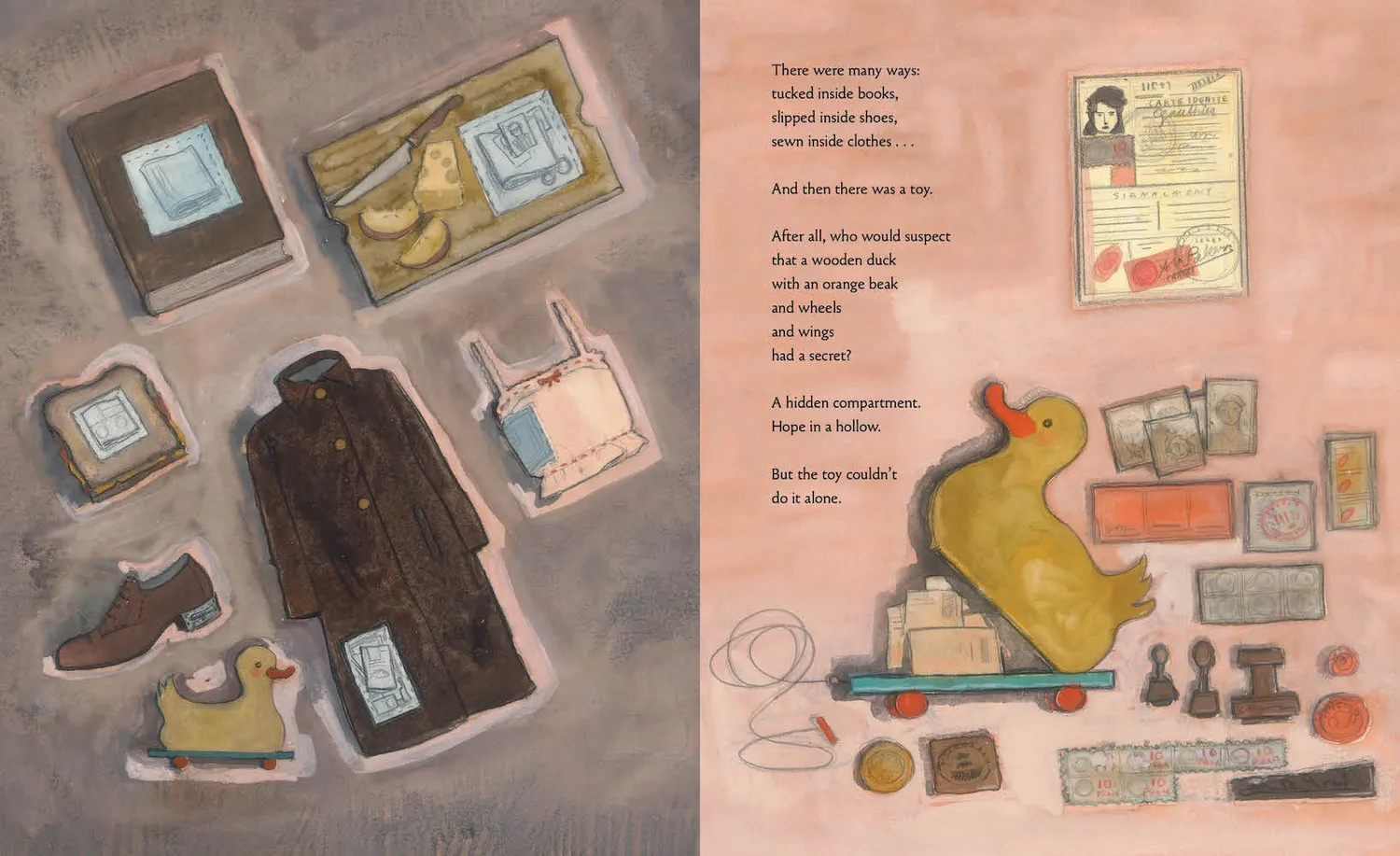 Abrams and Chronicle Hidden Hope barnebok 4–8 år krig