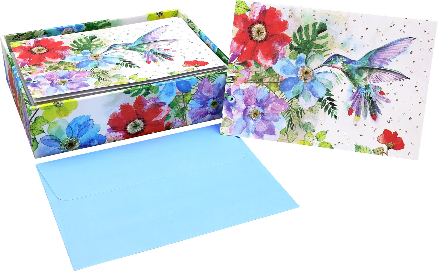 Peter Pauper Press Hummingbird Garden notatkort 14 stk