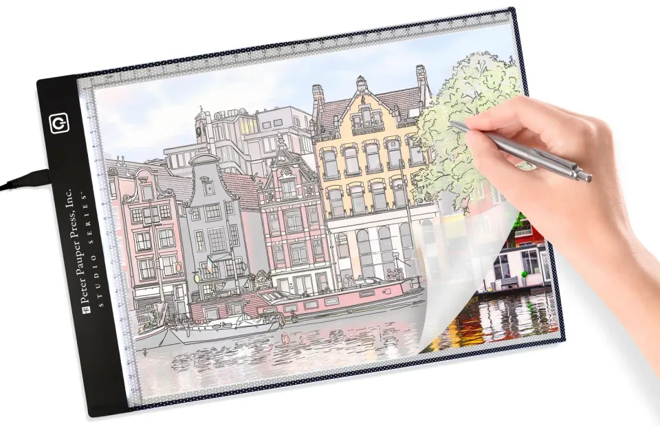 Studio Series LED lysplate tegnebrett 30x23 cm USB