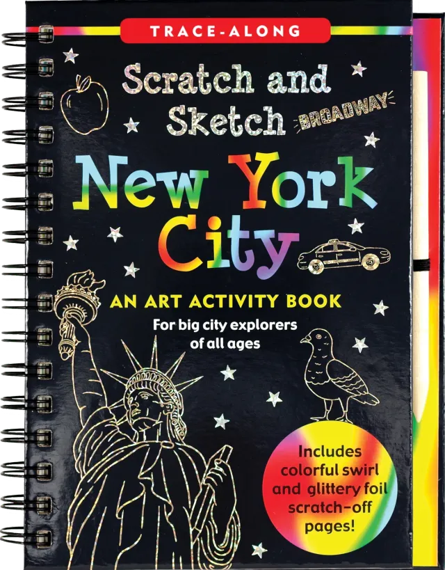 Peter Pauper Press Scratch and Sketch New York skrapebok