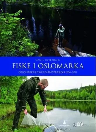 Bokia Fiske i Oslomarka innbundet bok pent brukt