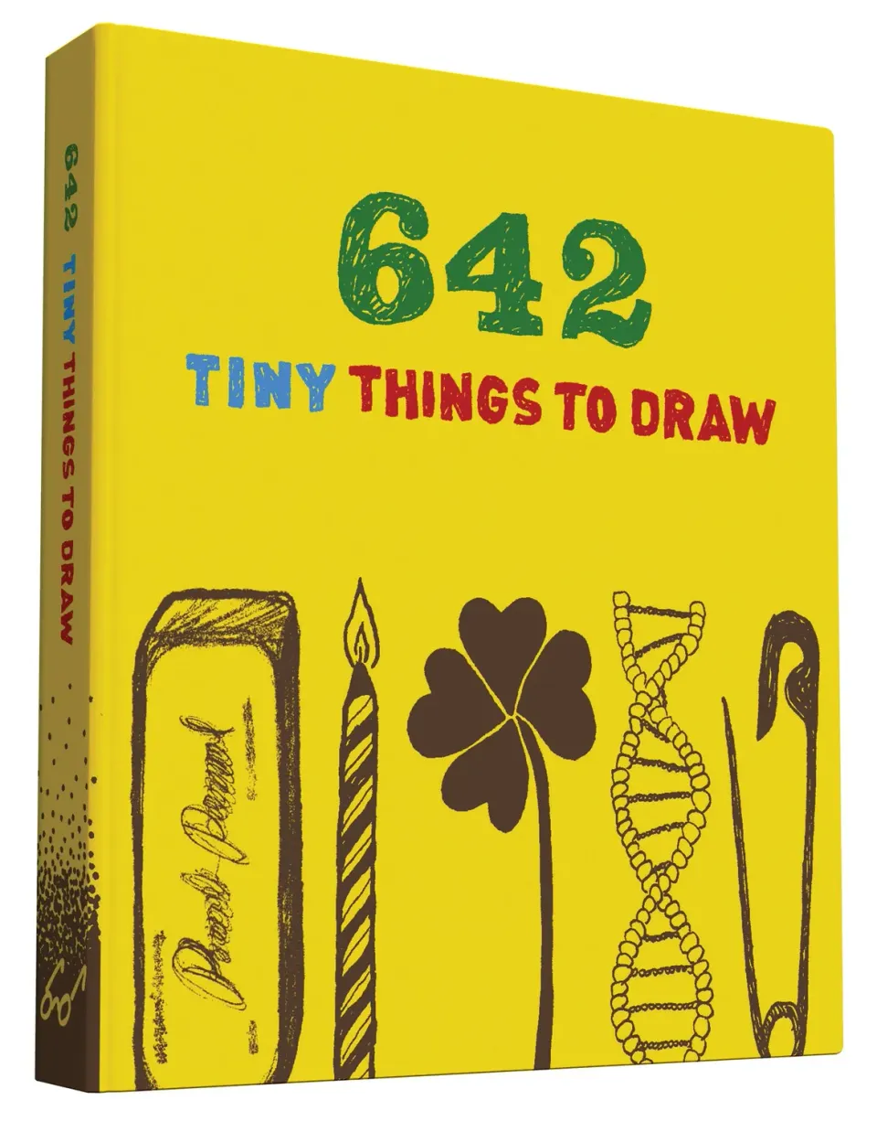 Abrams and Chronicle 642 Tiny Things to Draw tegnebok pocket