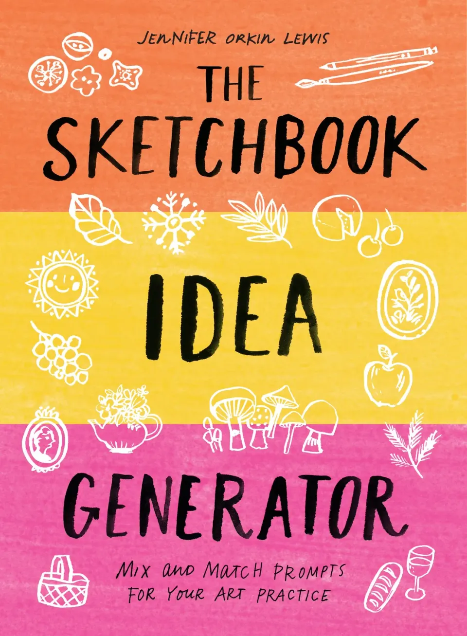 Abrams Sketchbook Idea Generator aktivitetsbok mix-match