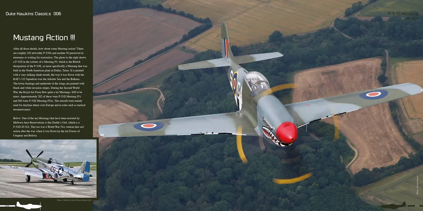 Duke Hawkins North American P-51D Mustang bok 116 sider
