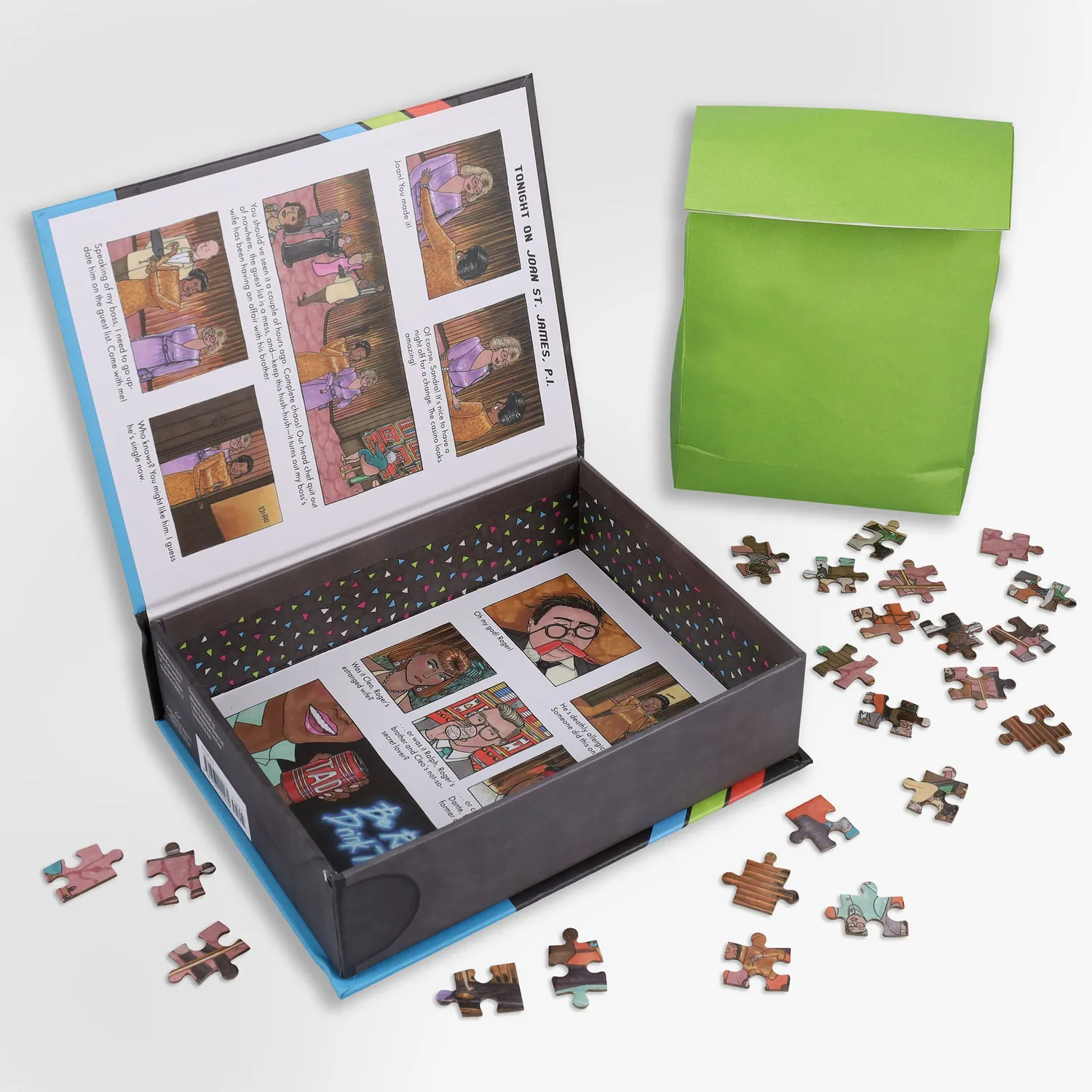 Puzzling Mysteries Death by Crab Leg puslespill 500 brikker