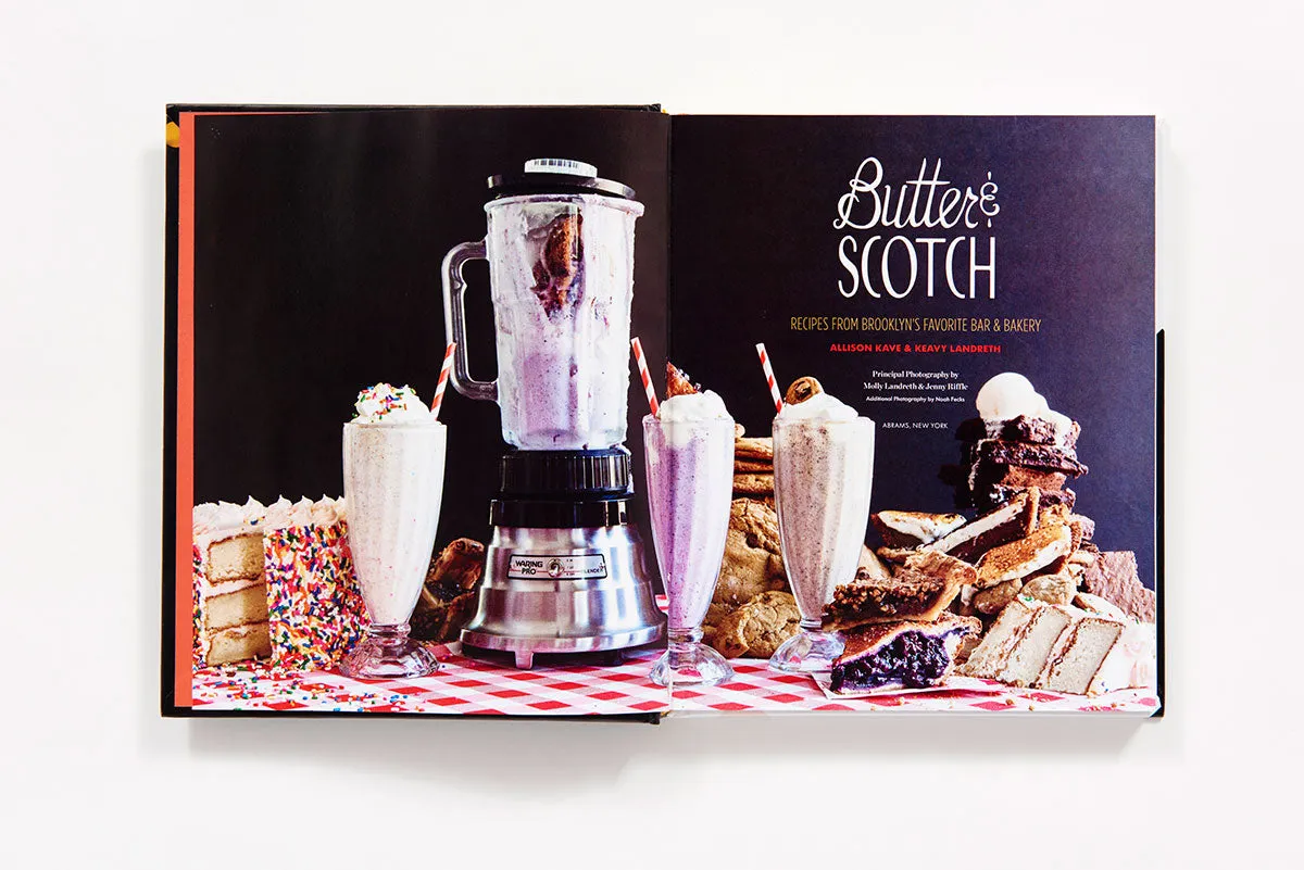 Abrams Butter & Scotch innbundet kokebok desserter