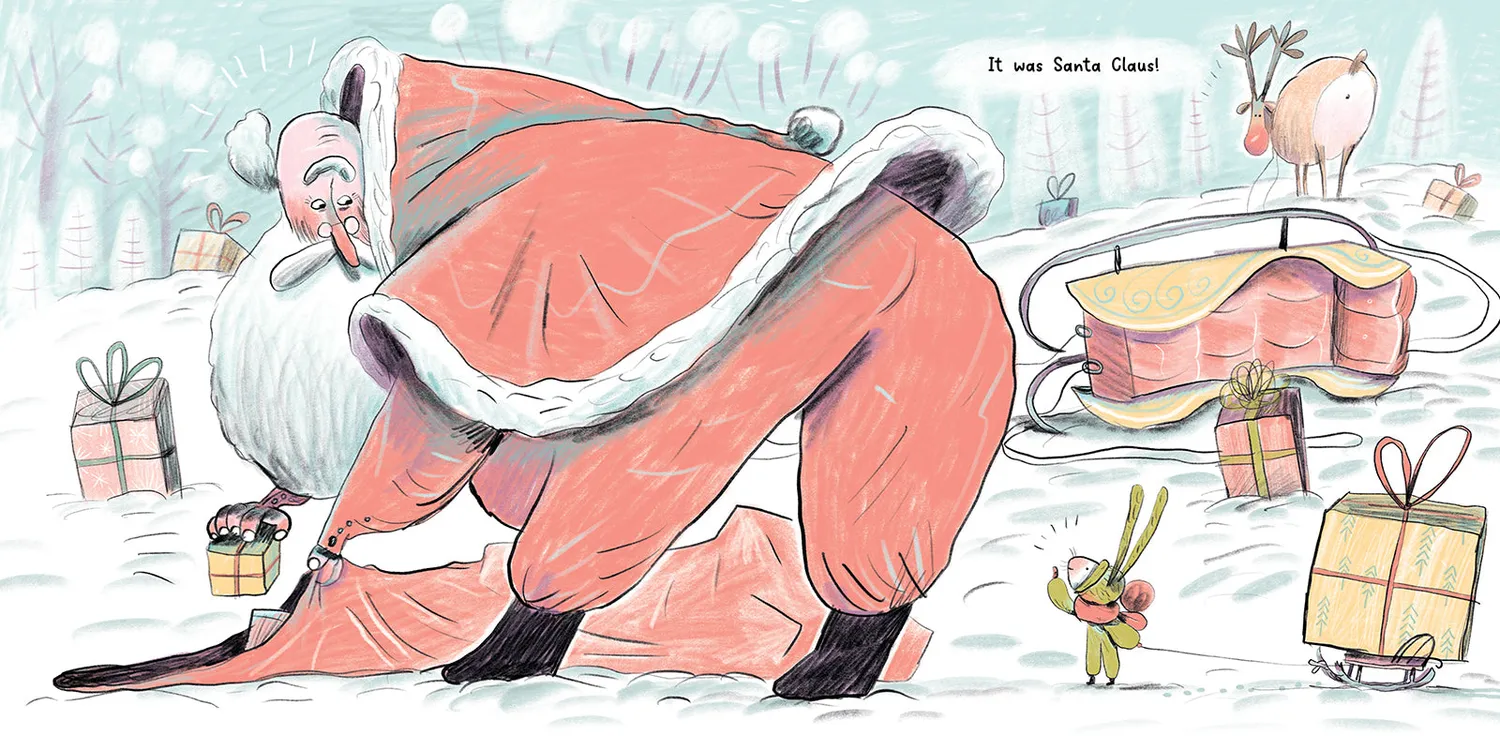 Abrams Little Hare Finds a Gift barnebok innbundet jul