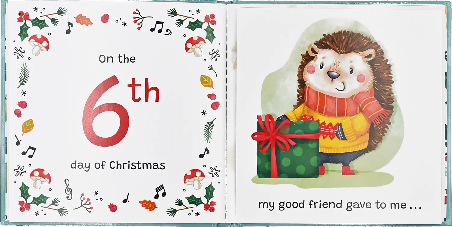 Peter Pauper Press Twelve Days of Christmas klaffebok julebok barn