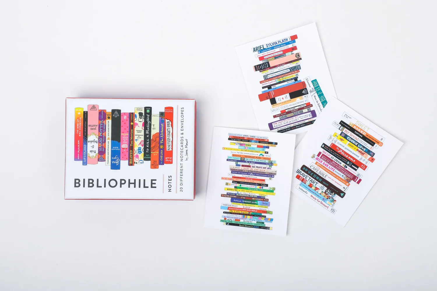 Abrams Bibliophile Notes kortsett 20 kort gave