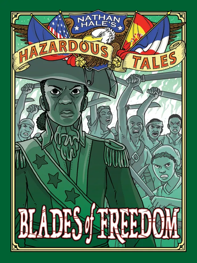 Nathan Hale Blades of Freedom innbundet bok Haiti 8-12 år