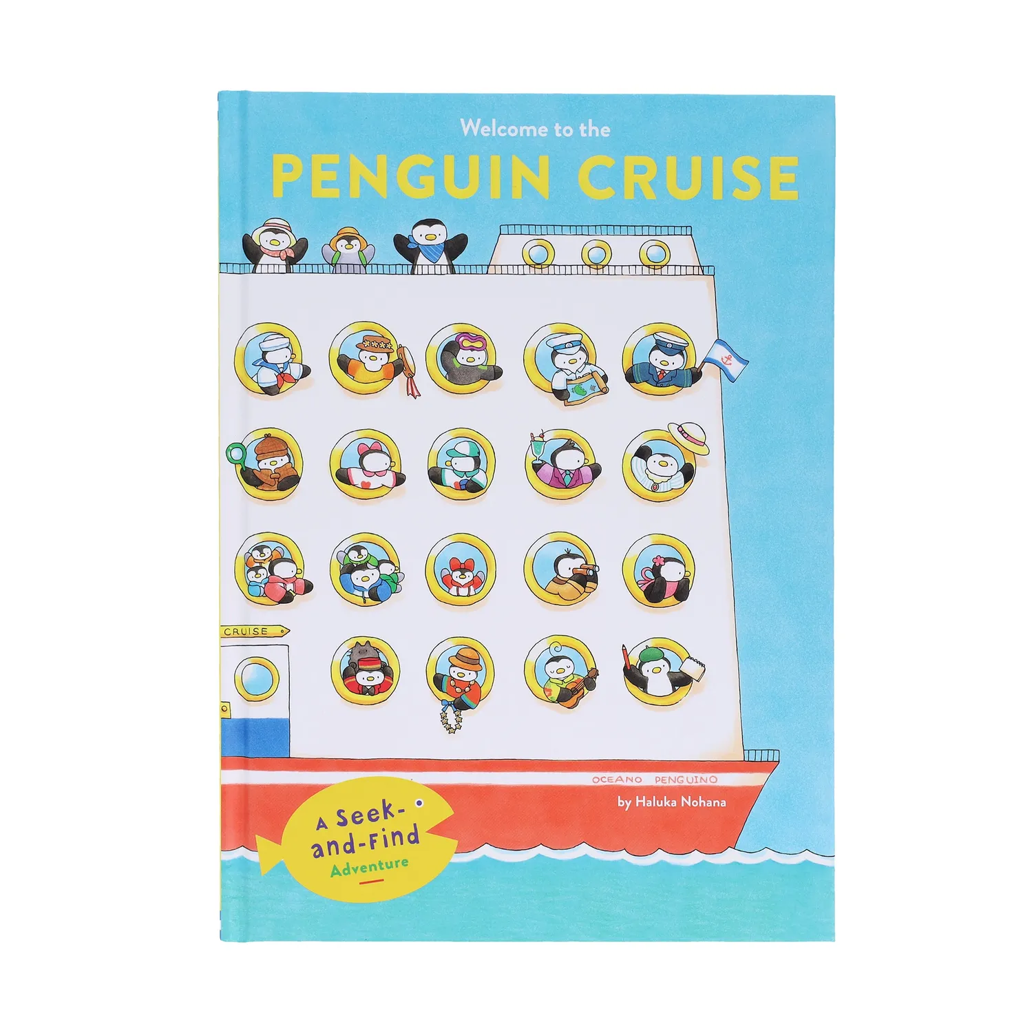 Chronicle Books Welcome to the Penguin Cruise myldrebok innbundet 3–5 år