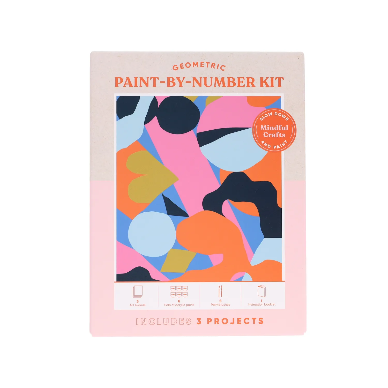 Mindful Crafts Geometric malesett paint-by-number