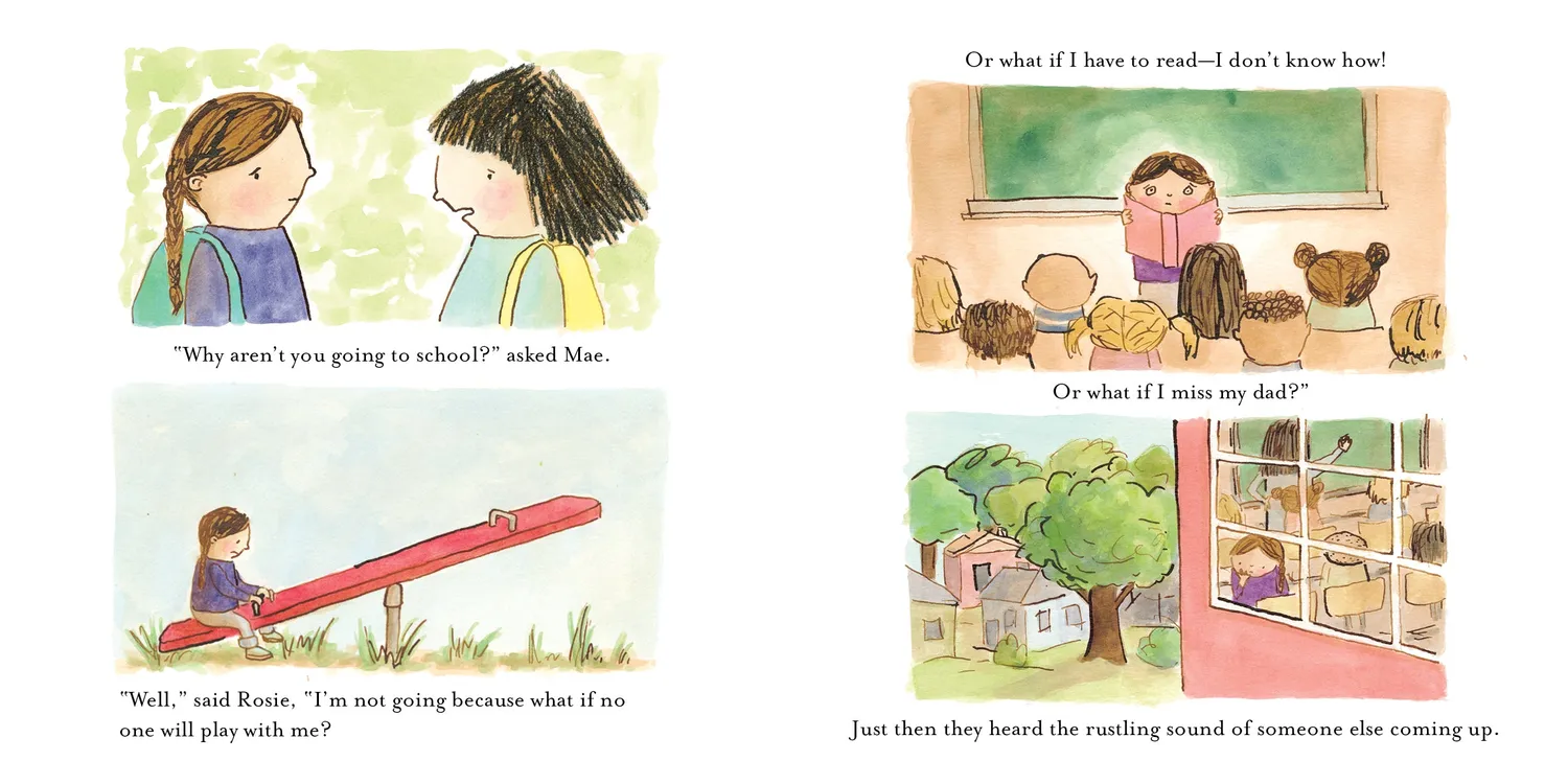 Abrams Mae's First Day of School barnebok pocket