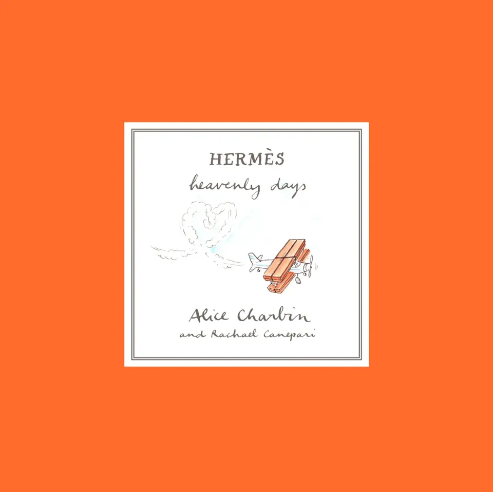 Hermès Heavenly Days innbundet bok illustrasjoner