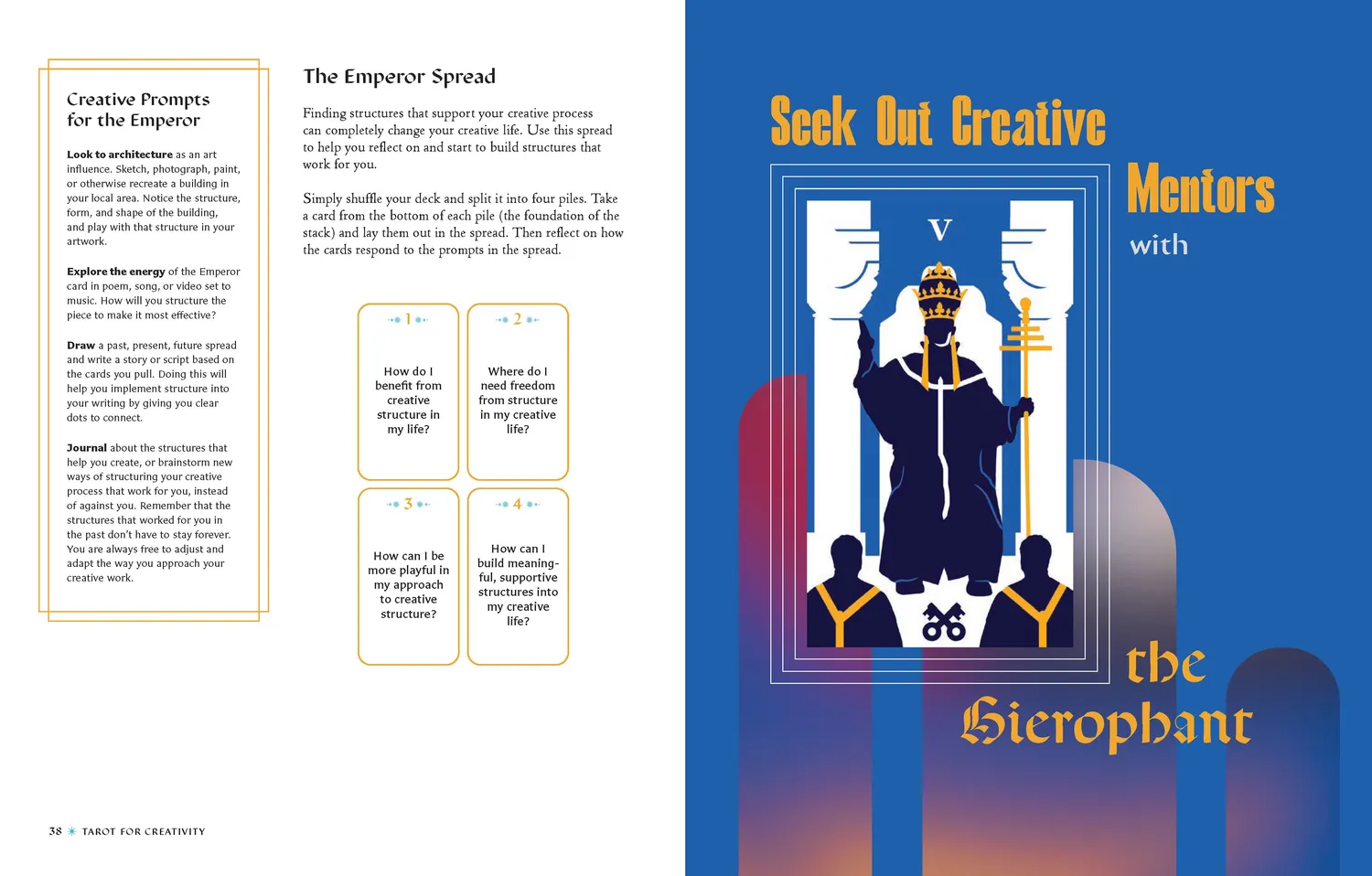 Abrams and Chronicle Tarot for Creativity pocketbok kreativitet