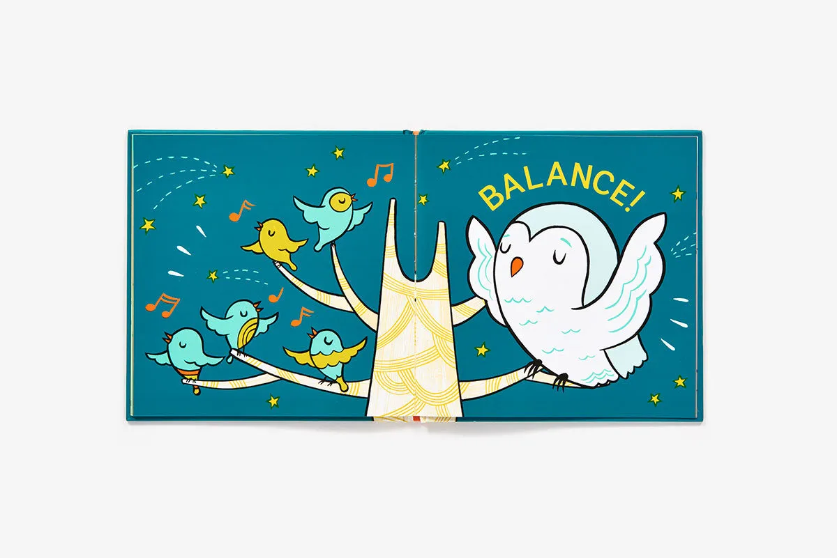 Abrams Balance the Birds innbundet bildebok