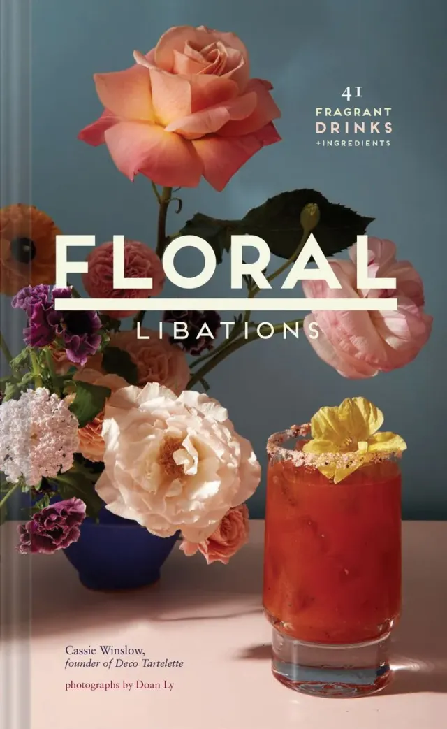 Abrams Floral Libations cocktailbok innbundet 41 oppskrifter