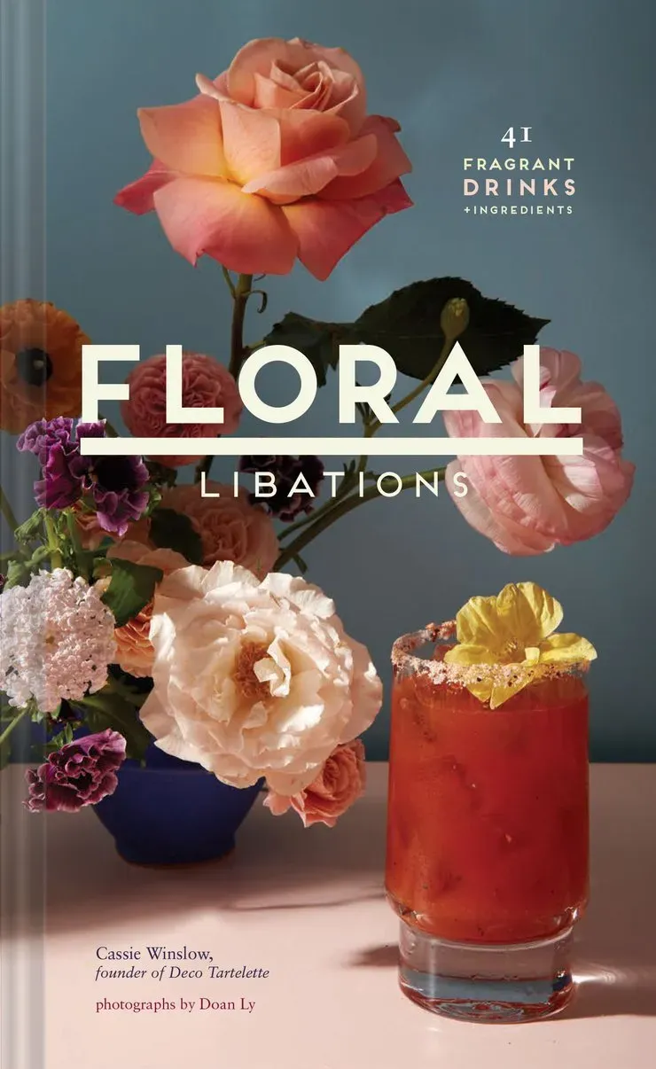 Abrams Floral Libations cocktailbok innbundet 41 oppskrifter