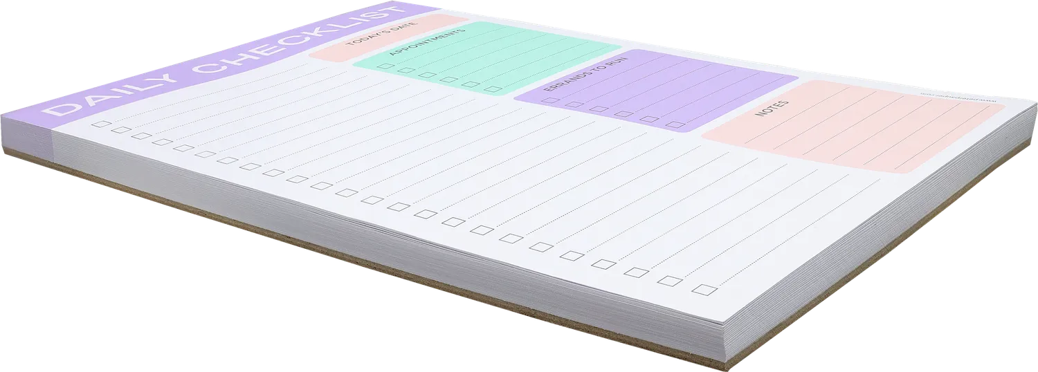 Peter Pauper Press Pastel notatblokk dagsplan 60 ark