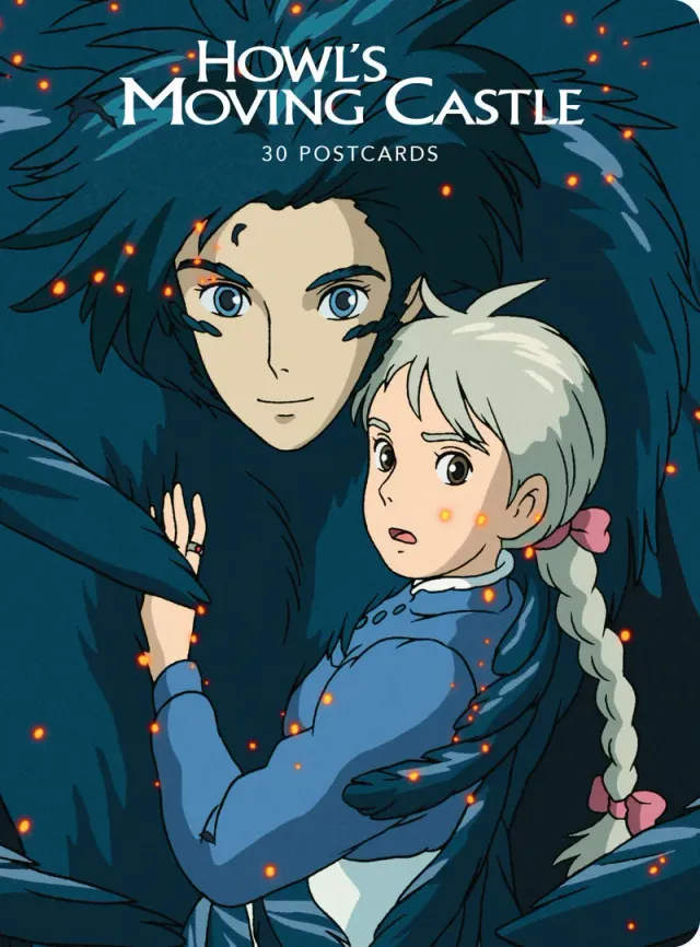 Studio Ghibli Howl's Moving Castle postkortbok 30 kort