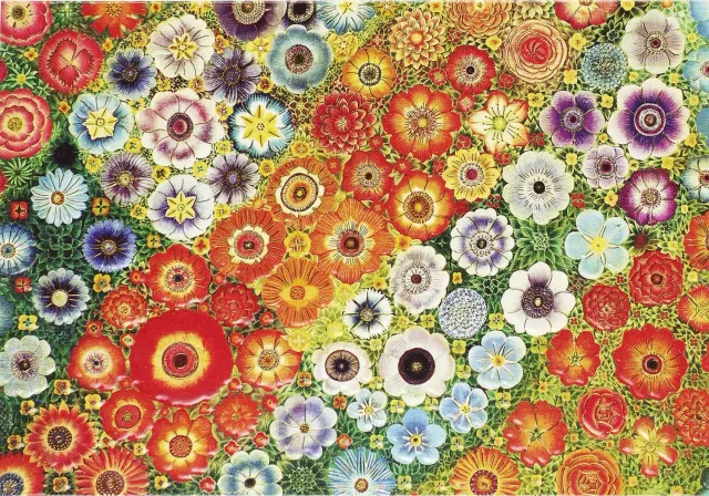 Peter Pauper Press Millefiori kortsett 14 kort gullfolie