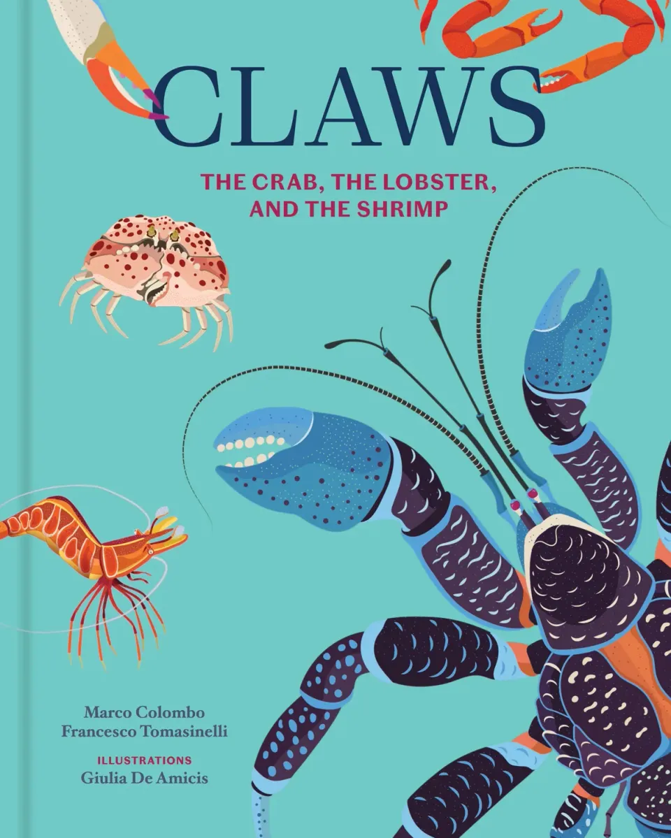 Princeton Claws Crab Lobster Shrimp innbundet naturbok havdyr