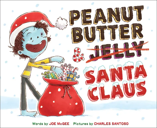 Abrams Peanut Butter & Santa Claus barnebok innbundet jul