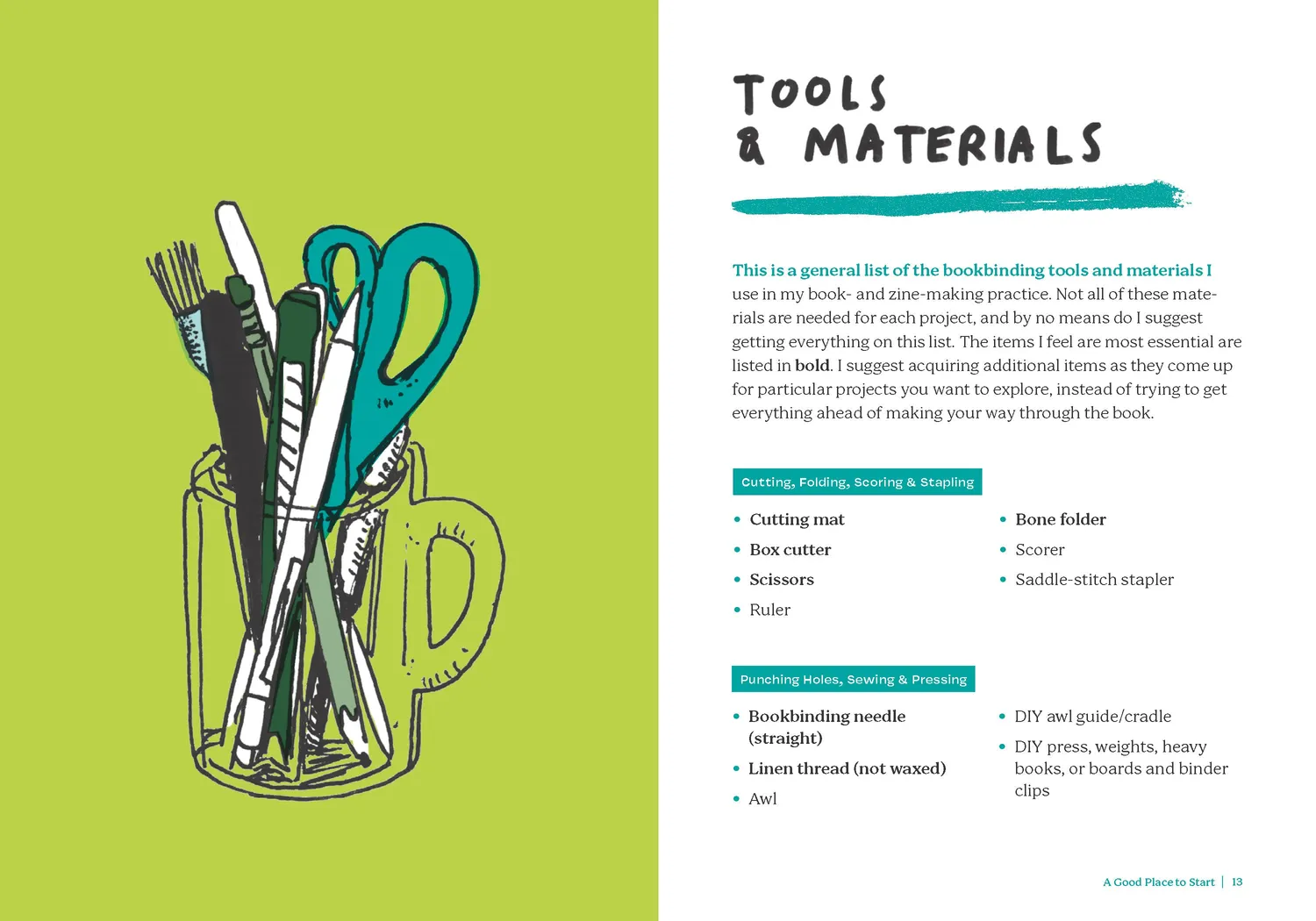 Abrams Zine Making and Bookbinding bok 25 prosjekter