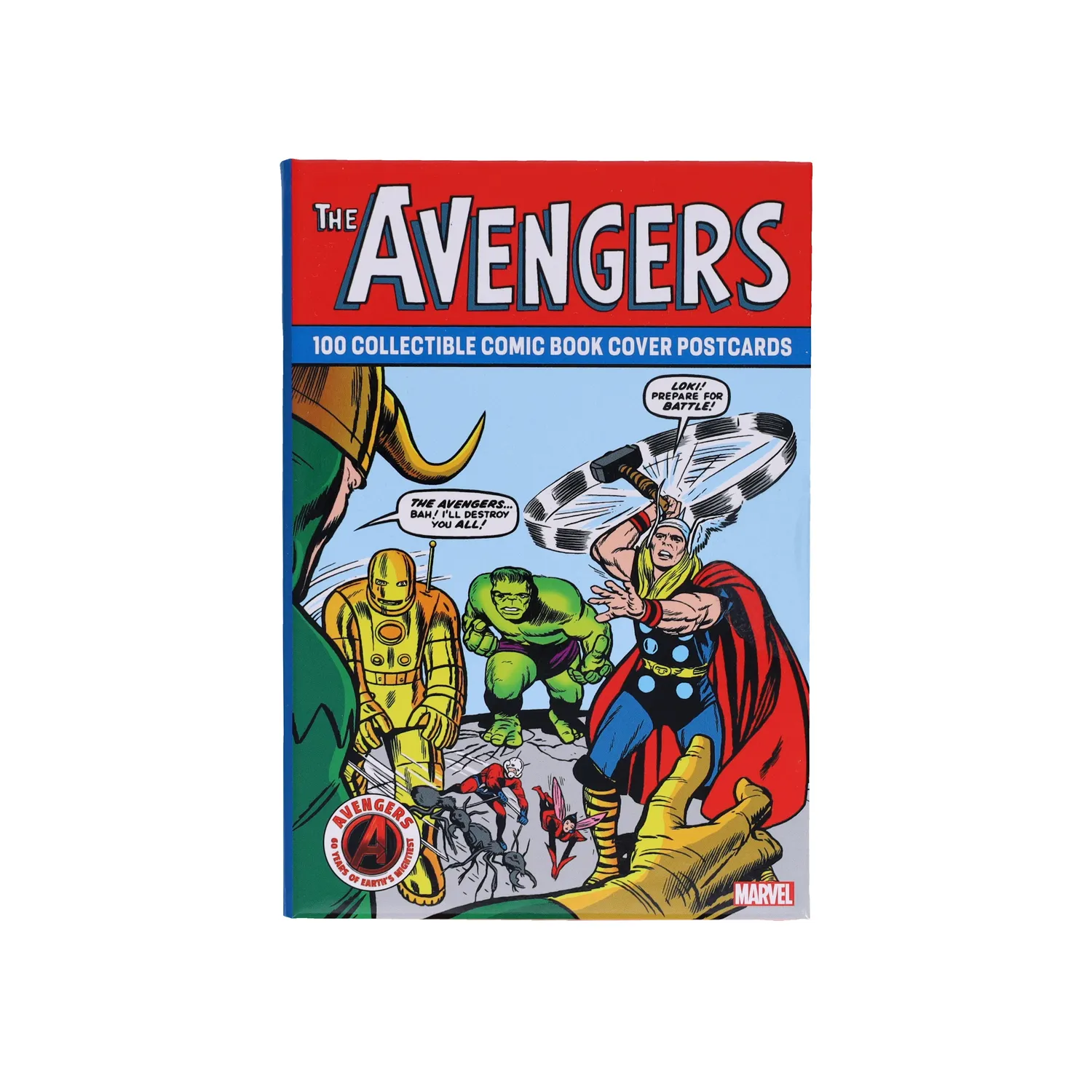 Marvel The Avengers 100 postkortbok samleboks tegneserie