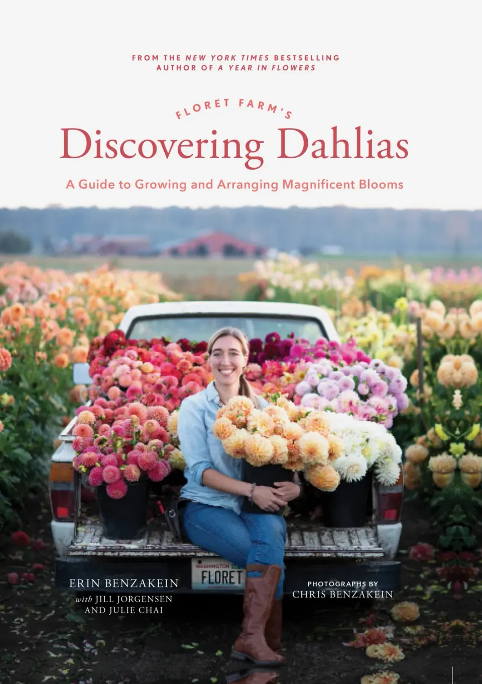 Abrams & Chronicle Books Discovering Dahlias hagebok innbundet georginer