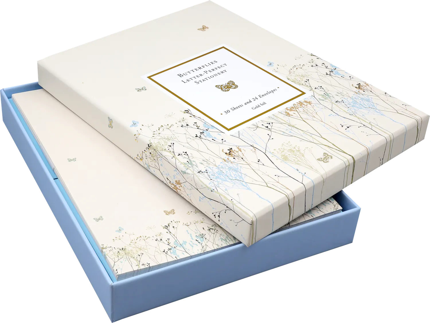 Peter Pauper Press Butterflies brevpapir 30 ark med konvolutter