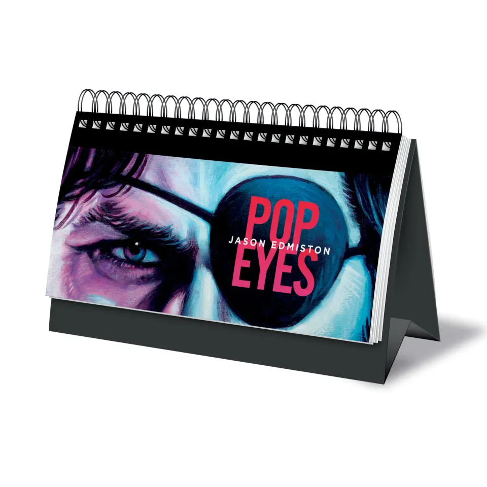 Jason Edmiston Pop-Eyes kunstbok spiralbundet