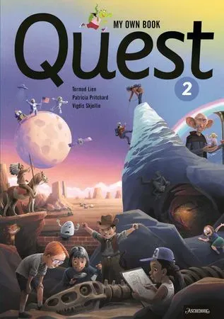 Bokia Quest 2 skolebok heftet markeringer