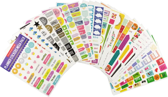 Peter Pauper Press Essentials Planner Stickers klistremerker 1400