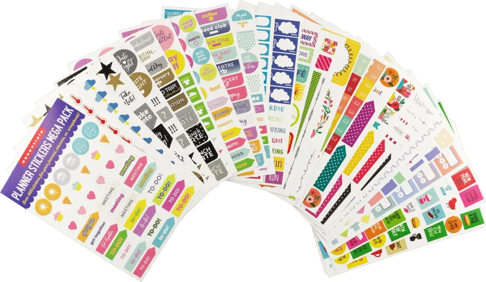 Peter Pauper Press Essentials Planner Stickers klistremerker 1400
