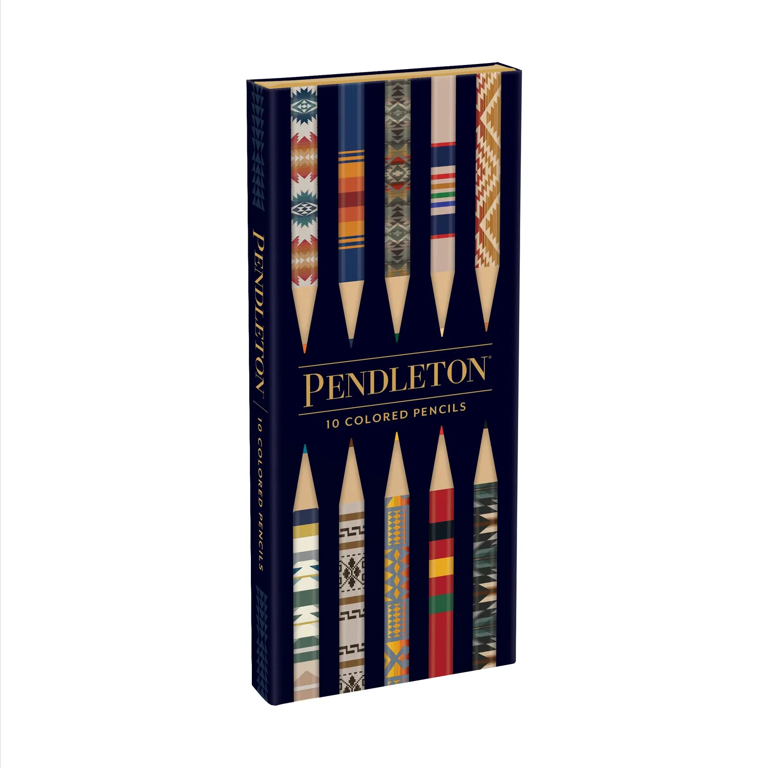Pendleton Colored Pencils fargeblyanter 10-pak mønstrede