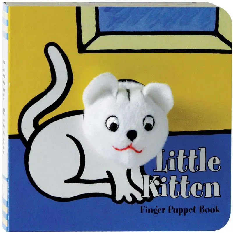 Chronicle Books Little Kitten fingerdukkebok pappbok baby