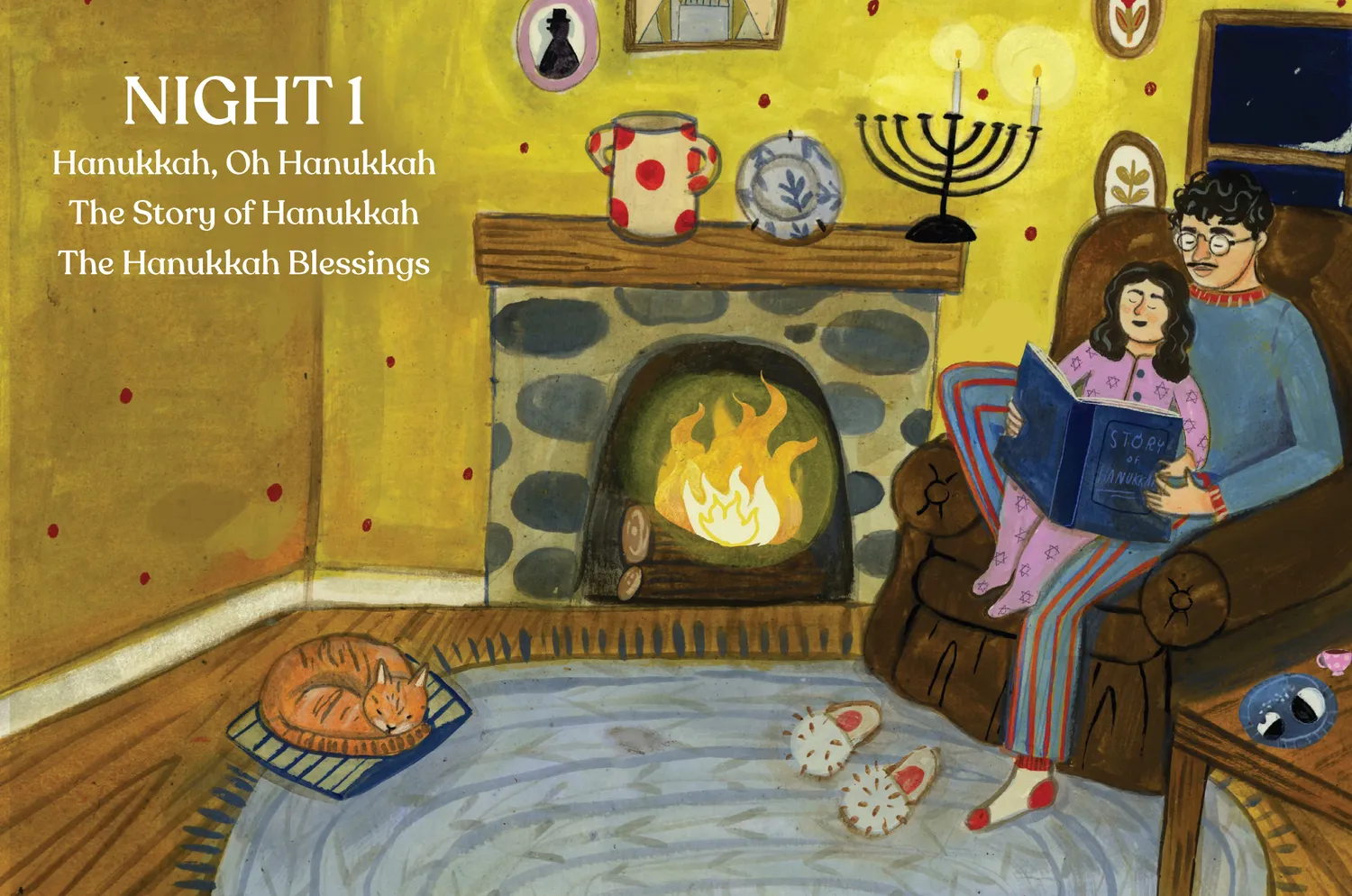 Hanukkah Is Here! barnebok innbundet nedtelling 8 luker