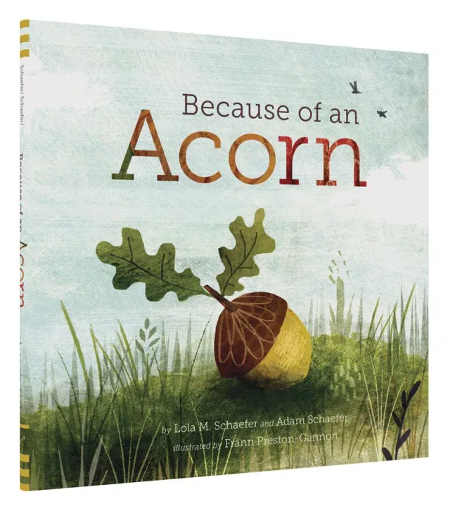 Abrams & Chronicle Books Because of an Acorn bildebok innbundet