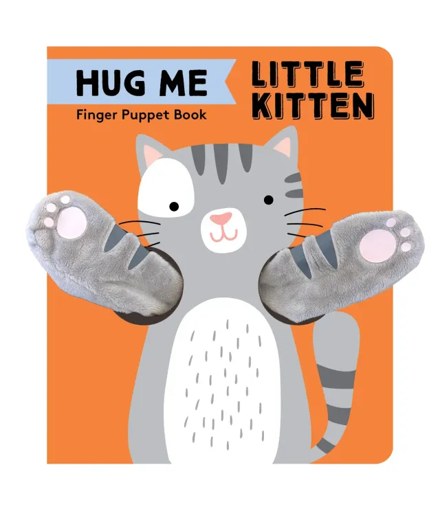 Chronicle Books Hug Me Little Kitten pekebok fingerdukke