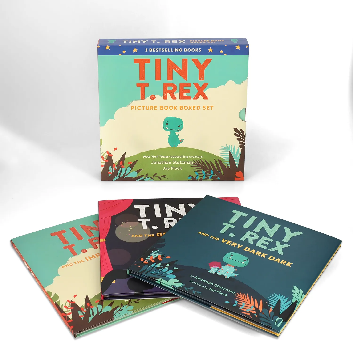Chronicle Books Tiny T. Rex bildebok boksesett 3 bøker