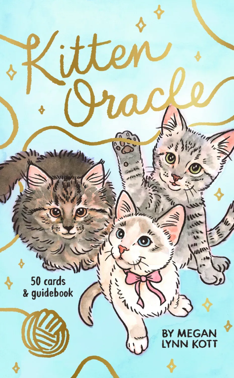 Kitten Oracle orakelkort 50 kort med guidebok katt
